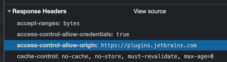 Access-Control-Allow-Origin response header